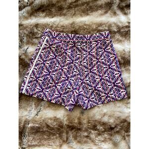 Topshop Woven Colorful Shorts Size 4/ Small